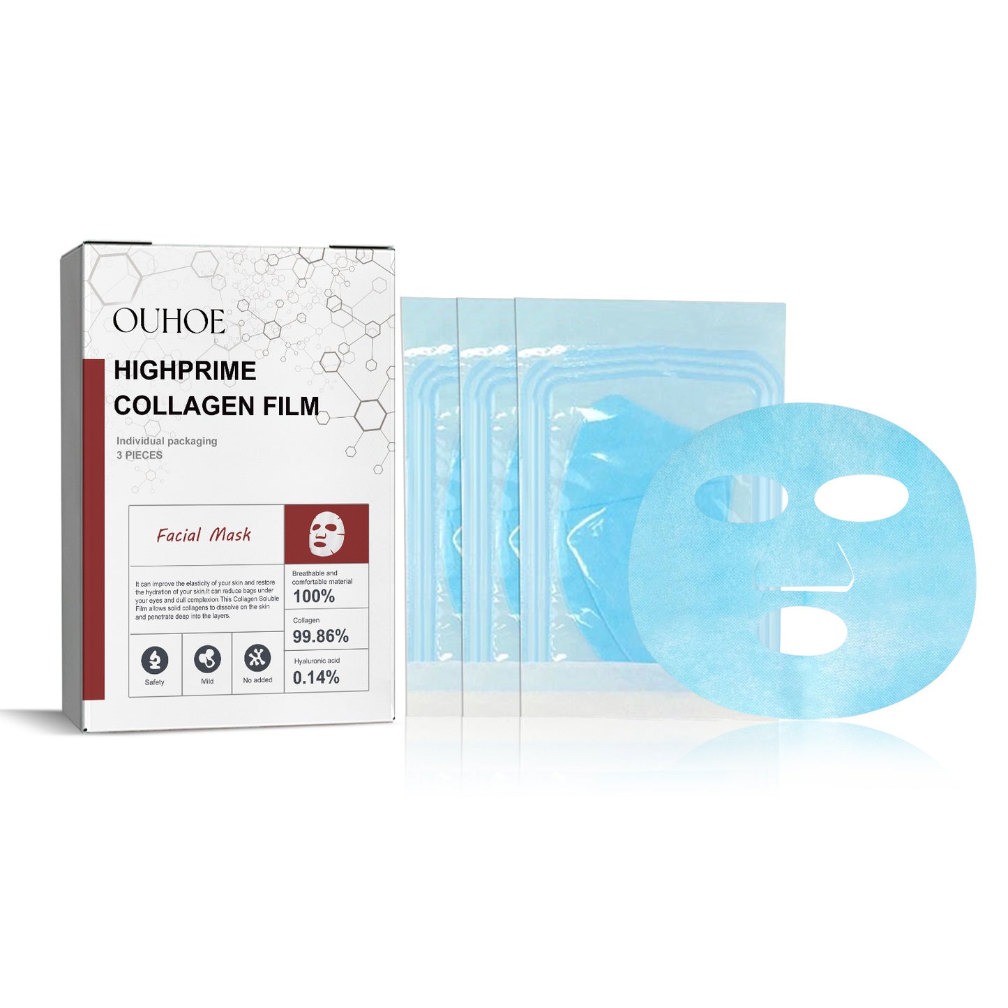 Collagen Mask Anti-wrinkle Anti-aging Fade Wrinkles Fine Lines Mask